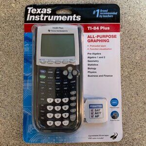 Brand new-never opened TI-84 All-Purpose Graphing Calculator w/ Preloaded Apps